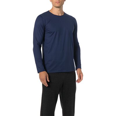Novila Herren Longsleeve weiß Baumwolle unifarben weiß 50 (M) male Novila Herren Longsleeve weiß Baumwolle unifarben weiß 50 (M) male