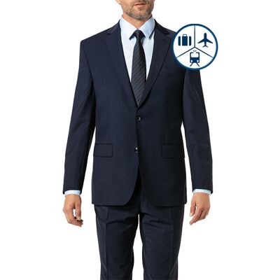 Carl Gross Herren Sakko blau Schurwoll-Stretch blau 66 male Carl Gross Herren Sakko blau Schurwoll-Stretch blau 66 male