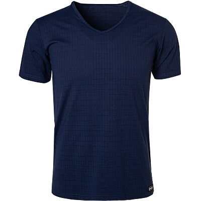bruno banani Herren T-Shirt blau Mikrofaser unifarben blau 6 (L) male bruno banani Herren T-Shirt blau Mikrofaser unifarben blau 6 (L) male