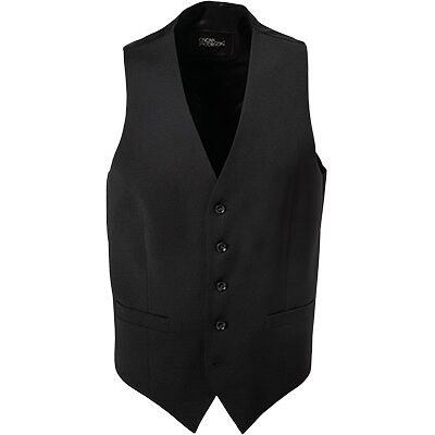 OSCAR JACOBSON Herren Weste schwarz Wolle schwarz 46 male OSCAR JACOBSON Herren Weste schwarz Wolle schwarz 46 male