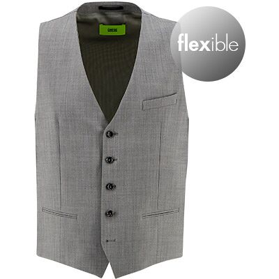 CINQUE Herren Weste grau Schurwoll-Stretch grau 52 male CINQUE Herren Weste grau Schurwoll-Stretch grau 52 male