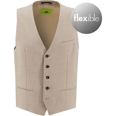 CINQUE Herren Weste beige Schurwoll-Stretch beige 46 male CINQUE Herren Weste beige Schurwoll-Stretch beige 46 male