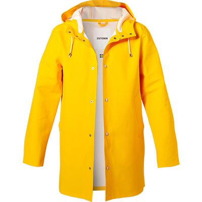 STUTTERHEIM Herren Regenmantel gelb PVC unifarben gelb 52 (L) male STUTTERHEIM Herren Regenmantel gelb PVC unifarben gelb 52 (L) male