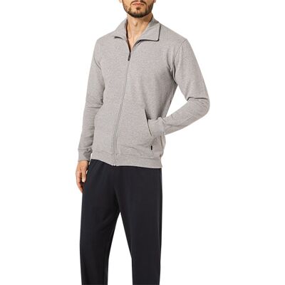 CALIDA Herren Sweatjacke grau Baumwolle grau L male CALIDA Herren Sweatjacke grau Baumwolle grau L male