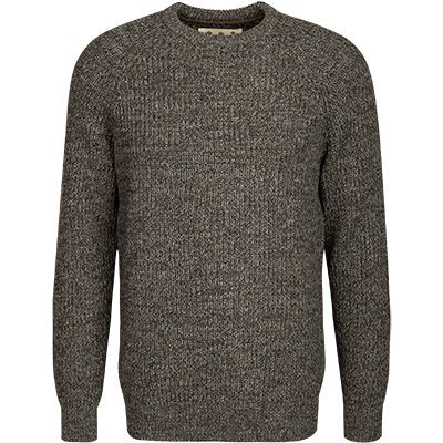 Barbour Herren Pullover grün Wolle unifarben grün S male Barbour Herren Pullover grün Wolle unifarben grün S male