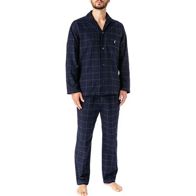 Polo Ralph Lauren Herren Schlafanzüge blau Baumwolle kariert blau L male Polo Ralph Lauren Herren Schlafanzüge blau Baumwolle kariert blau L male