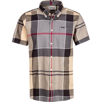 Barbour Herren Kurzarmhemd beige Baumwolle-Leinen beige M male Barbour Herren Kurzarmhemd beige Baumwolle-Leinen beige M male