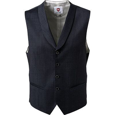 CG Herren Weste blau Schurwoll-Stretch blau 44 male CG Herren Weste blau Schurwoll-Stretch blau 44 male