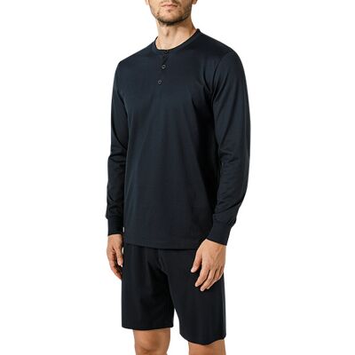 CALIDA Herren Longsleeve blau Jersey-Baumwolle blau L male CALIDA Herren Longsleeve blau Jersey-Baumwolle blau L male