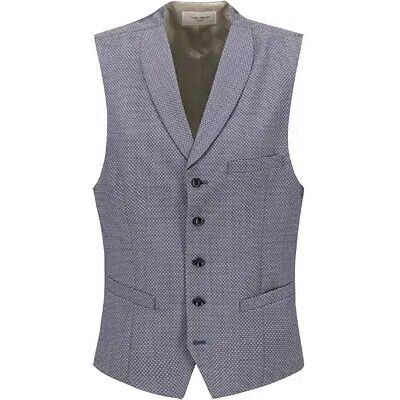 Carl Gross Herren Weste blau Schurwolle blau 52 male Carl Gross Herren Weste blau Schurwolle blau 52 male