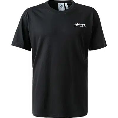 Adidas ORIGINALS Herren T-Shirt schwarz Baumwolle schwarz S male Adidas ORIGINALS Herren T-Shirt schwarz Baumwolle schwarz S male