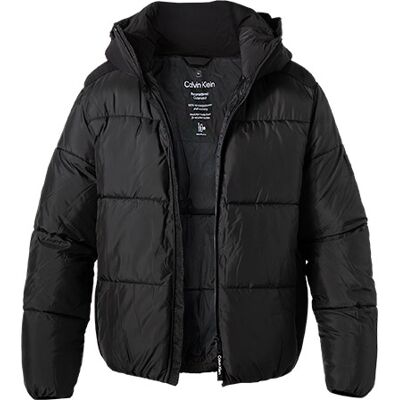 Calvin Klein Herren Steppjacke schwarz Mikrofaser unifarben schwarz XL male Calvin Klein Herren Steppjacke schwarz Mikrofaser unifarben schwarz XL male