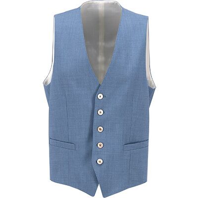 BALDESSARINI Herren Weste blau Schurwolle blau 56 male BALDESSARINI Herren Weste blau Schurwolle blau 56 male