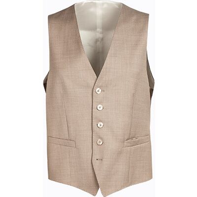 BALDESSARINI Herren Weste beige Schurwolle beige 48 male BALDESSARINI Herren Weste beige Schurwolle beige 48 male