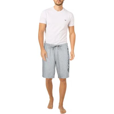 Giorgio Armani EMPORIO ARMANI Herren Pyjamashorts grau Jersey-Baumwolle unifarben grau XL male Giorgio Armani EMPORIO ARMANI Herren Pyjamashorts grau Jersey-Baumwolle unifarben grau XL male