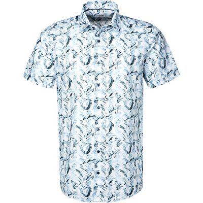 OLYMP Herren Kurzarmhemd blau Baumwoll-Stretch blau 42 male OLYMP Herren Kurzarmhemd blau Baumwoll-Stretch blau 42 male
