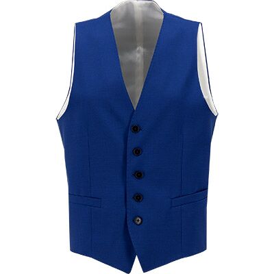 BALDESSARINI Herren Weste blau Schurwolle blau 54 male BALDESSARINI Herren Weste blau Schurwolle blau 54 male