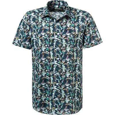 OLYMP Herren Kurzarmhemd blau Baumwoll-Stretch blau 39 male OLYMP Herren Kurzarmhemd blau Baumwoll-Stretch blau 39 male