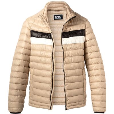 KARL LAGERFELD Herren Steppjacke beige Mikrofaser unifarben beige 56 (XXL) male KARL LAGERFELD Herren Steppjacke beige Mikrofaser unifarben beige 56 (XXL) male