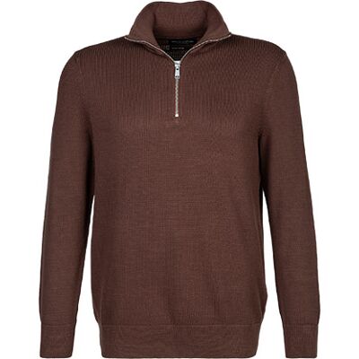 Marc O' Polo Troyer braun Baumwolle unifarben braun L male Marc O' Polo Troyer braun Baumwolle unifarben braun L male