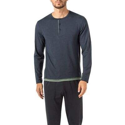 CALIDA Herren Longsleeve grau Modal unifarben grau XXL male CALIDA Herren Longsleeve grau Modal unifarben grau XXL male