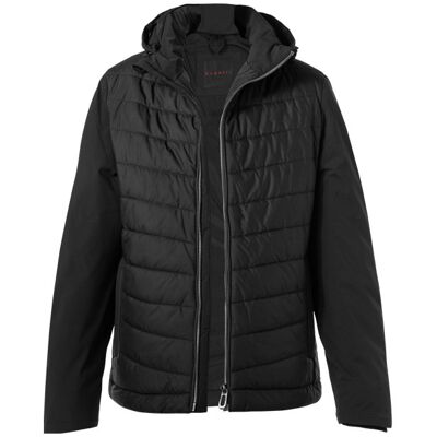 Bugatti Herren Steppjacke schwarz Mikrofaser unifarben schwarz 48 (S) male Bugatti Herren Steppjacke schwarz Mikrofaser unifarben schwarz 48 (S) male
