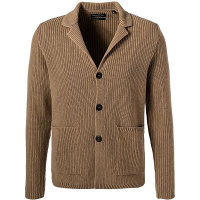 Marc O' Polo Cardigan braun Wolle unifarben braun M male Marc O' Polo Cardigan braun Wolle unifarben braun M male