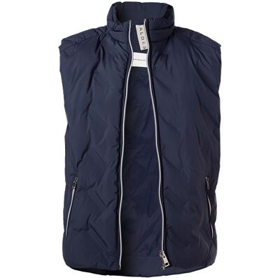 BALDESSARINI Herren Steppweste blau Mikrofaser unifarben blau XL male BALDESSARINI Herren Steppweste blau Mikrofaser unifarben blau XL male