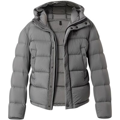 Blauer. USA Herren Daunenjacke grau Mikrofaser unifarben grau L male Blauer. USA Herren Daunenjacke grau Mikrofaser unifarben grau L male