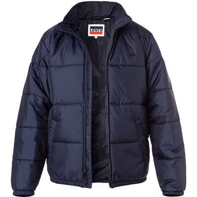 Levi's® Herren Steppjacke blau Mikrofaser unifarben blau L male Levi's® Herren Steppjacke blau Mikrofaser unifarben blau L male