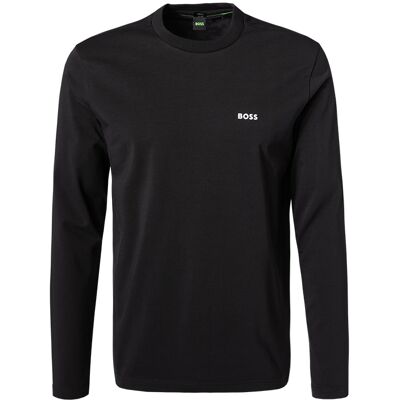 Boss Green Herren Longsleeve schwarz Baumwolle schwarz 3XL male Boss Green Herren Longsleeve schwarz Baumwolle schwarz 3XL male
