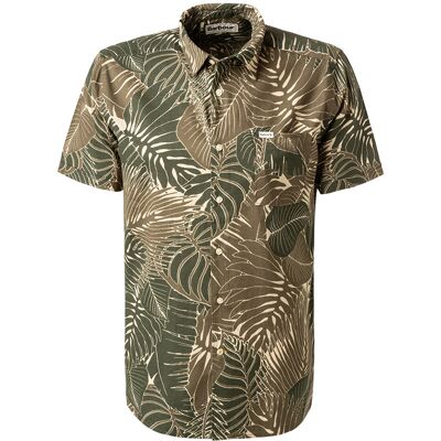 Barbour Herren Kurzarmhemd grün Baumwolle grün L male Barbour Herren Kurzarmhemd grün Baumwolle grün L male
