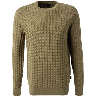Barbour Herren Pullover grün Baumwolle unifarben grün M male Barbour Herren Pullover grün Baumwolle unifarben grün M male