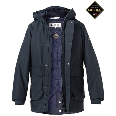 Aigle Herren Funktionsjacke blau Mikrofaser blau M male Aigle Herren Funktionsjacke blau Mikrofaser blau M male