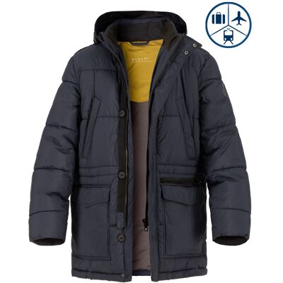 Bugatti Herren Steppjacke blau Mikrofaser unifarben blau 54 (XL) male Bugatti Herren Steppjacke blau Mikrofaser unifarben blau 54 (XL) male