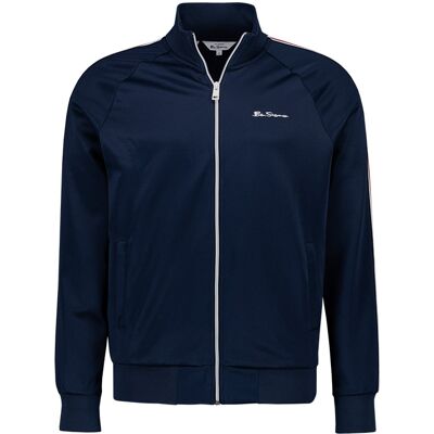 Ben Sherman Herren Sweatjacke blau Baumwolle unifarben blau L male Ben Sherman Herren Sweatjacke blau Baumwolle unifarben blau L male
