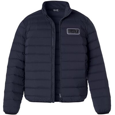 EA7 Herren Daunenjacke blau Mikrofaser unifarben blau XL male EA7 Herren Daunenjacke blau Mikrofaser unifarben blau XL male