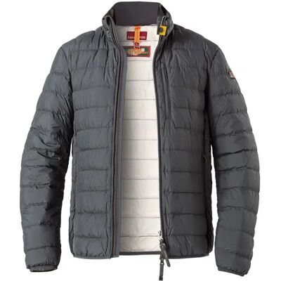PARAJUMPERS Herren Daunenjacke grau Mikrofaser unifarben grau L male PARAJUMPERS Herren Daunenjacke grau Mikrofaser unifarben grau L male