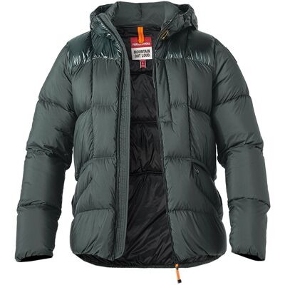PARAJUMPERS Herren Daunenjacke grün Mikrofaser unifarben grün L male PARAJUMPERS Herren Daunenjacke grün Mikrofaser unifarben grün L male
