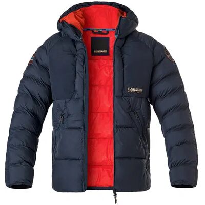 NAPAPIJRI Herren Steppjacke blau Mikrofaser unifarben blau XL male NAPAPIJRI Herren Steppjacke blau Mikrofaser unifarben blau XL male