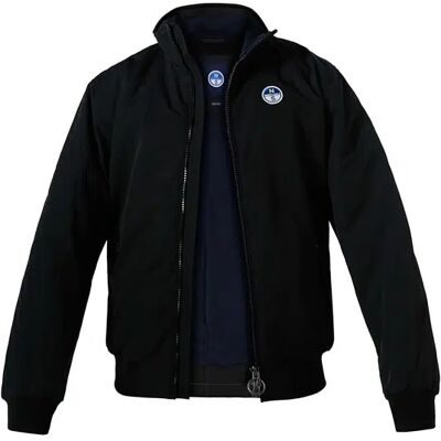 NORTH SAILS Herren Blouson schwarz Mikrofaser unifarben schwarz L male NORTH SAILS Herren Blouson schwarz Mikrofaser unifarben schwarz L male
