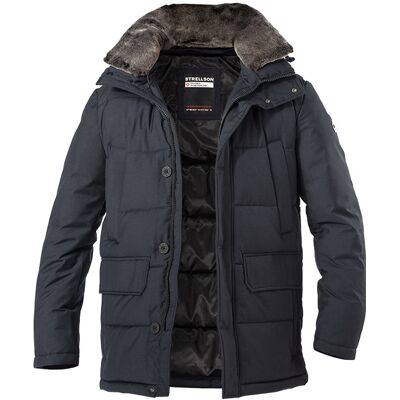 Strellson Herren Steppjacke blau Mikrofaser unifarben blau 56 (XXL) male Strellson Herren Steppjacke blau Mikrofaser unifarben blau 56 (XXL) male