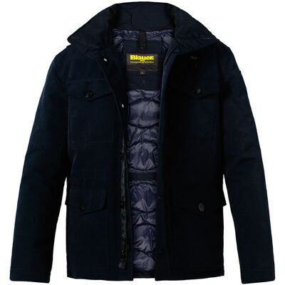 Blauer. USA Herren Fieldjacket blau Mikrofaser unifarben blau XL male Blauer. USA Herren Fieldjacket blau Mikrofaser unifarben blau XL male