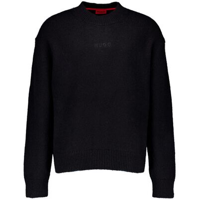 HUGO Herren Pullover schwarz unifarben schwarz S male HUGO Herren Pullover schwarz unifarben schwarz S male