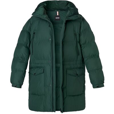 Boss Black Herren Steppjacke grün Mikrofaser unifarben grün 52 (L) male Boss Black Herren Steppjacke grün Mikrofaser unifarben grün 52 (L) male