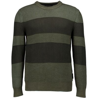 Marc O' Polo Pullover grün Baumwolle gestreift grün XL male Marc O' Polo Pullover grün Baumwolle gestreift grün XL male