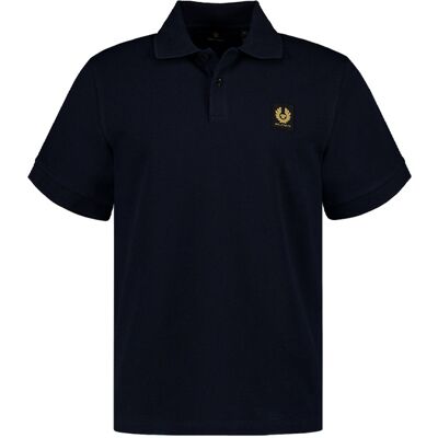 BELSTAFF Herren Polo-Shirt blau Baumwoll-Piqué blau XL male BELSTAFF Herren Polo-Shirt blau Baumwoll-Piqué blau XL male