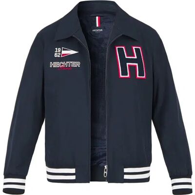 HECHTER PARIS Herren Blouson blau Baumwolle unifarben blau 56 (XXL) male HECHTER PARIS Herren Blouson blau Baumwolle unifarben blau 56 (XXL) male