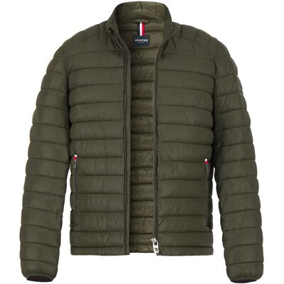 HECHTER PARIS Herren Steppjacke grün Mikrofaser unifarben grün L male HECHTER PARIS Herren Steppjacke grün Mikrofaser unifarben grün L male
