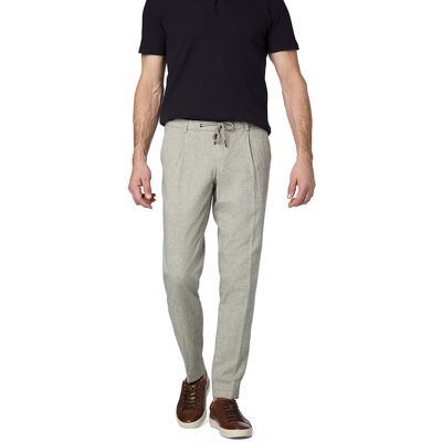 Bugatti Herren Bundfaltenhose grau Baumwolle-Leinen grau 36/32 male Bugatti Herren Bundfaltenhose grau Baumwolle-Leinen grau 36/32 male